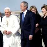 Resurrected Pope Blesses George Bush Mural of Innocent Victims Killed in Iraq