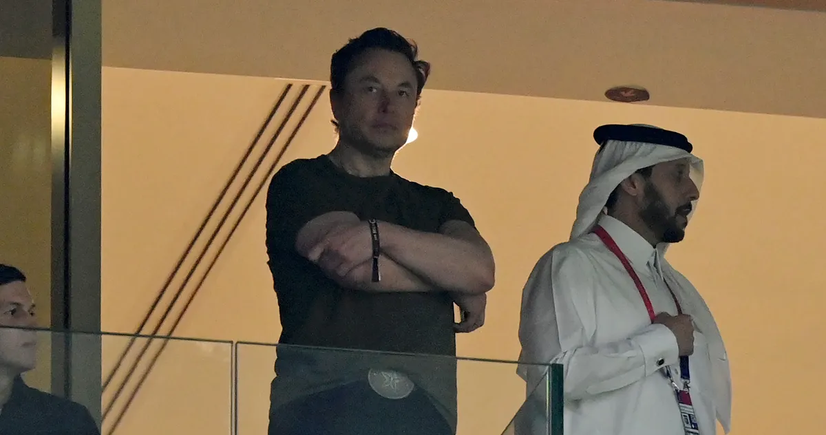 Elon Musk at World Cup.