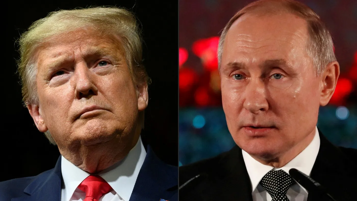 Donald Trump and Vladimir Putin