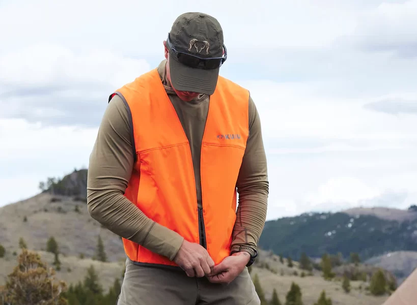 Blaze Orange Hunting Vest