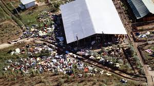 Arial photo of Jonestown Massacre