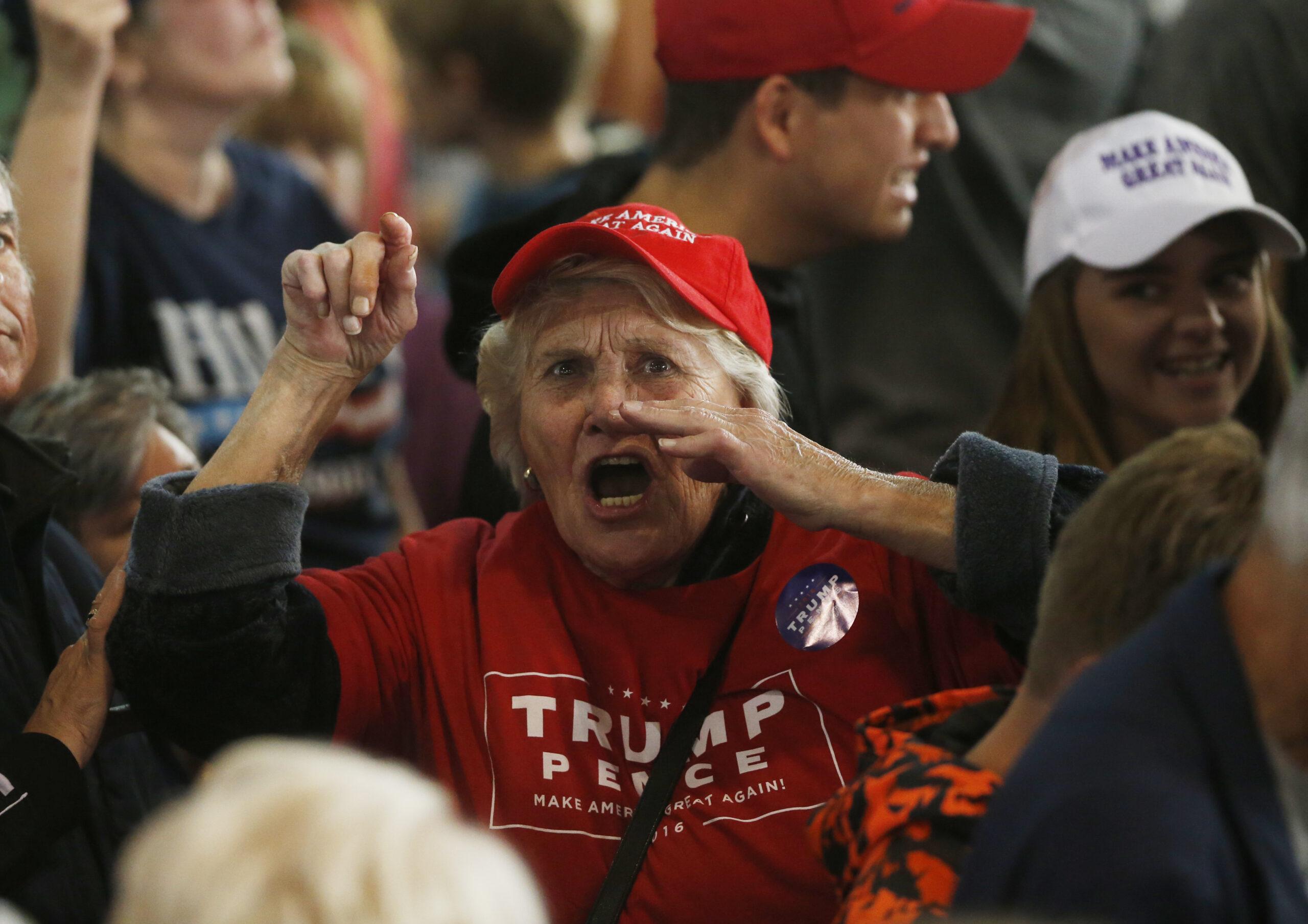 Angry Trump Grandma