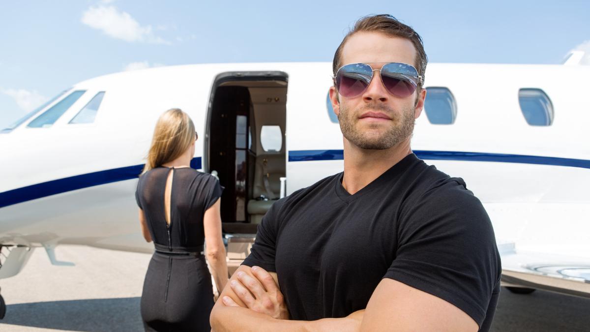 Bro and private plane.